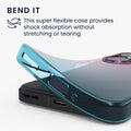 ASUS Zenfone 10 / Zenfone 9 Hülle Farbverlauf Pink Blau