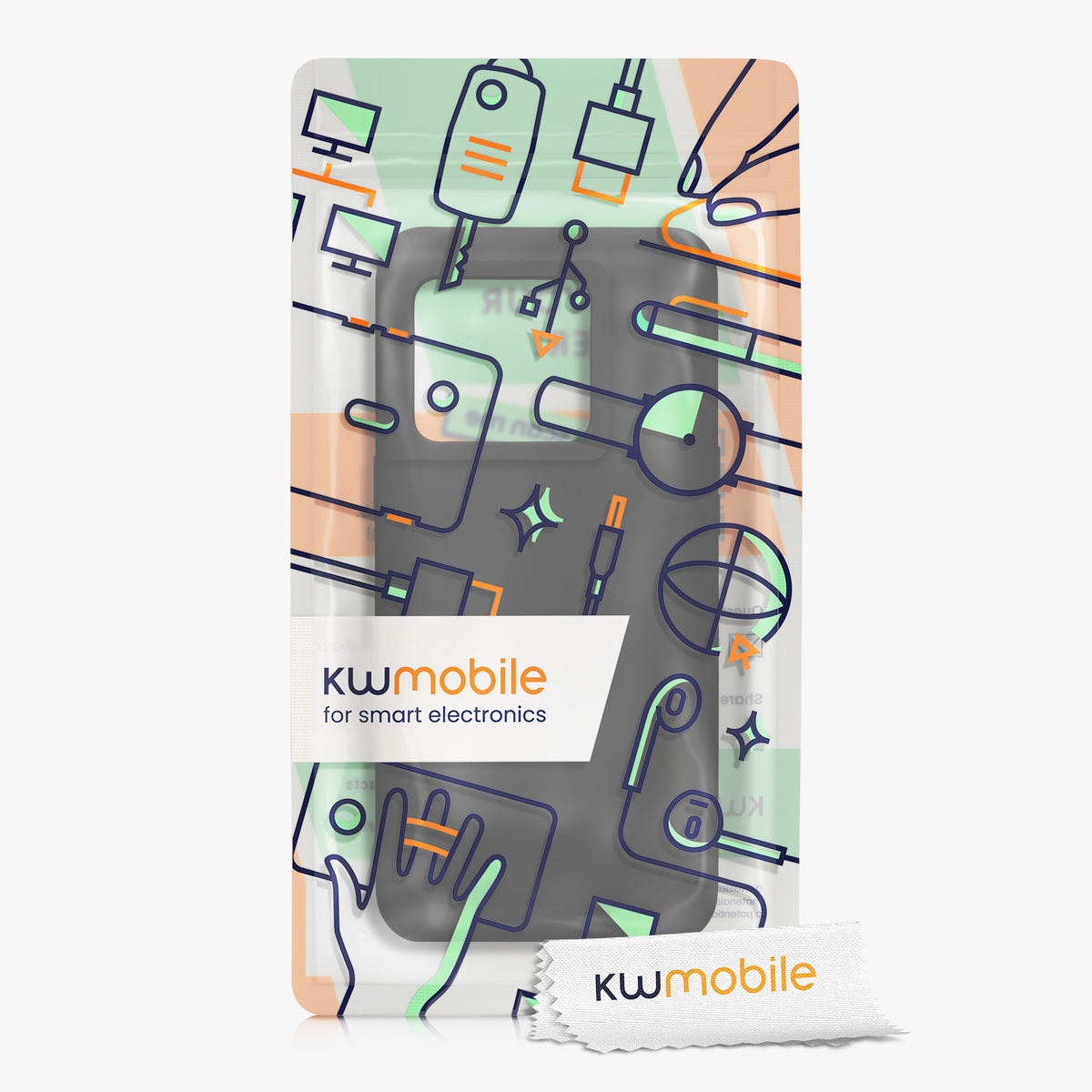 Gummierte Silikon Hülle für OnePlus 10T 5G in Schwarz