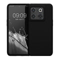 Gummierte Silikon Hülle für OnePlus 10T 5G in Schwarz
