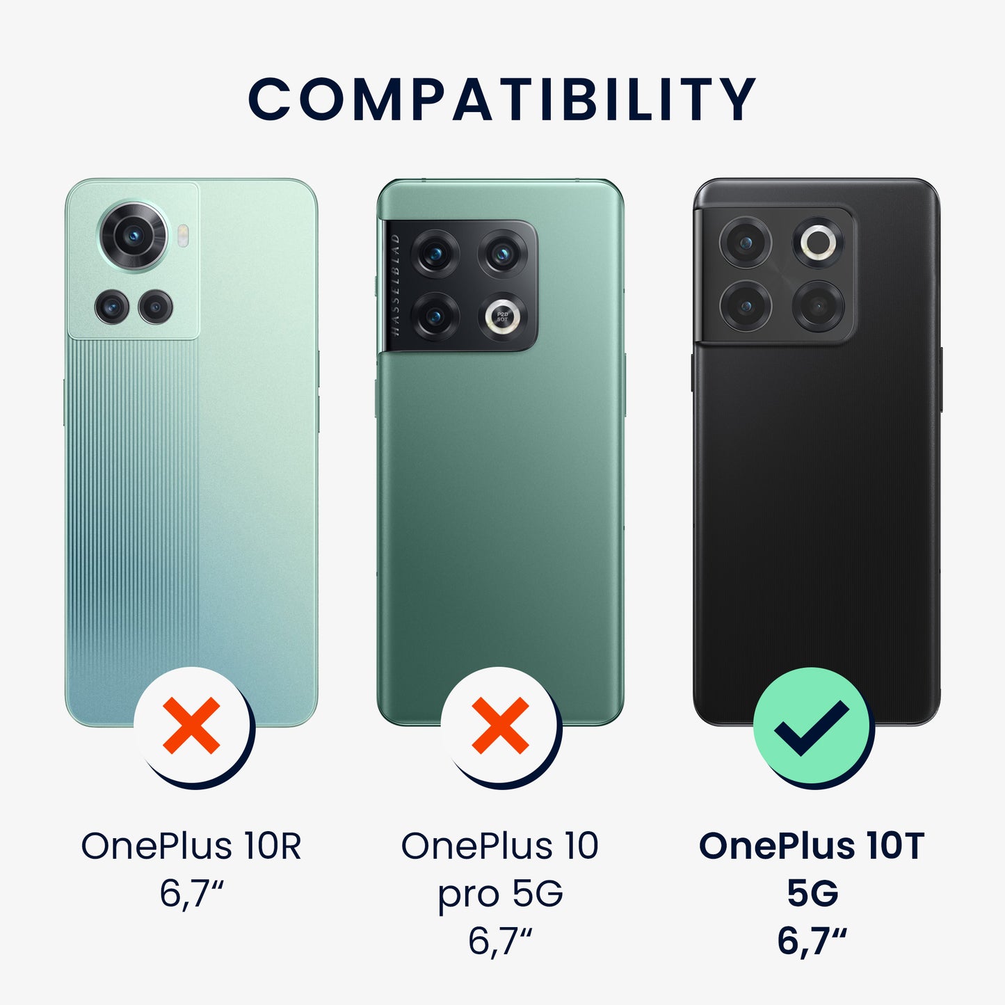 Gummierte Silikon Hülle für OnePlus 10T 5G in Schwarz