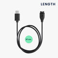 kwmobile Smartwatch Ladekabel für Garmin Instinct 2 Solar / Instinct 2 / 2X / 2S / Crossover / Tide USB Ladekabel