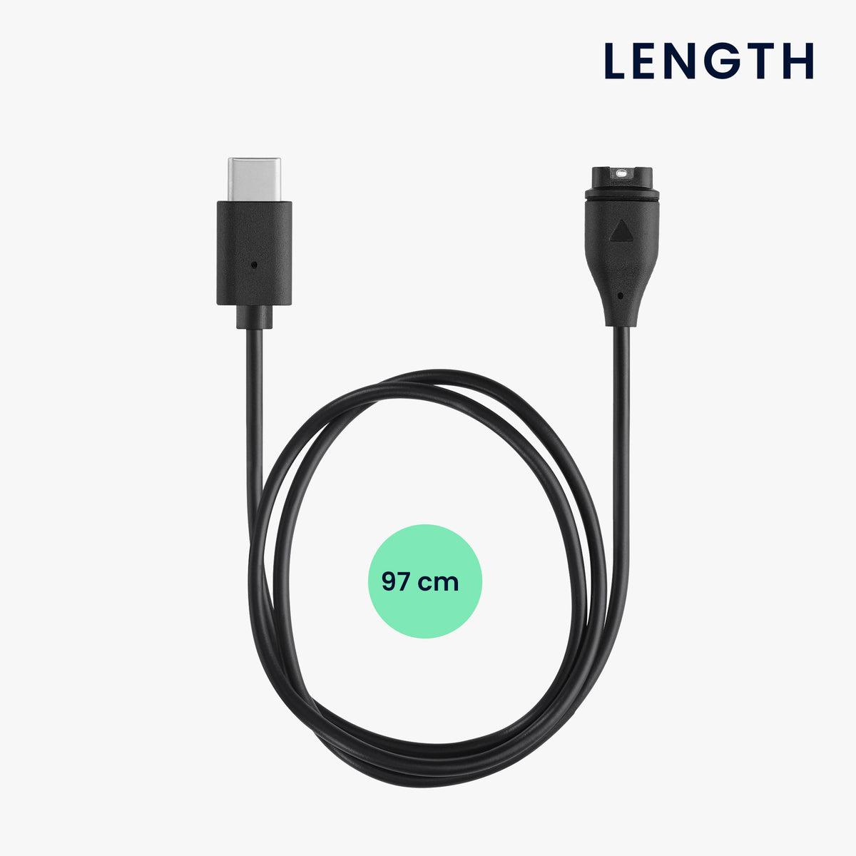 kwmobile Smartwatch Ladekabel für Garmin Instinct 2 Solar / Instinct 2 / 2X / 2S / Crossover / Tide USB Ladekabel