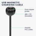 kwmobile Smartwatch Ladekabel für Garmin Instinct 2 Solar / Instinct 2 / 2X / 2S / Crossover / Tide USB Ladekabel