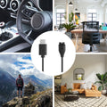kwmobile Smartwatch Ladekabel für Garmin Instinct 2 Solar / Instinct 2 / 2X / 2S / Crossover / Tide USB Ladekabel