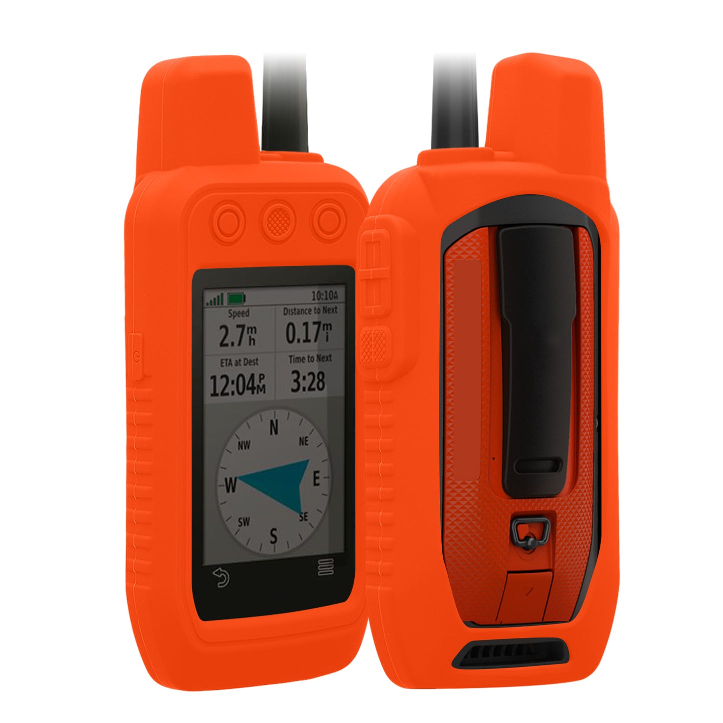 kwmobile Hülle für Garmin Alpha 300 / Alpha 200 Schutzhülle - Hülle für GPS Handgerät - Case in Orange Orange  