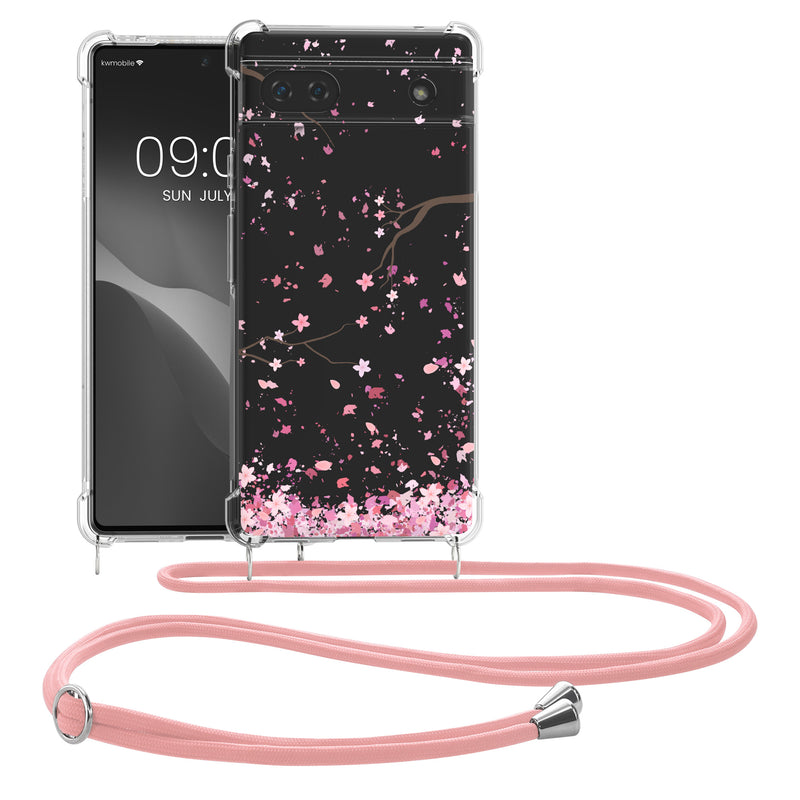 Google Pixel 6a Silikon Handykette gemustert