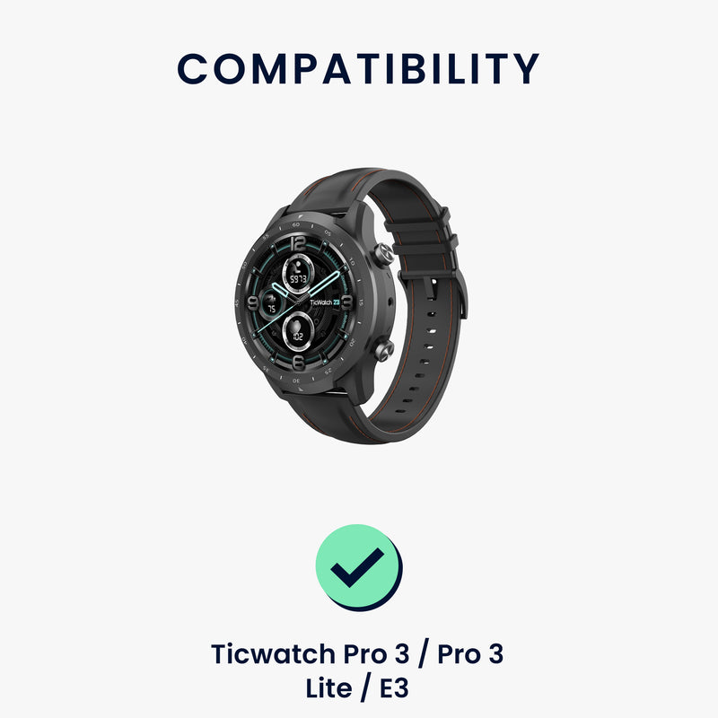 kwmobile USB Ladegerät für Ticwatch Pro 5 / Pro 3 / Pro 3 Lite / E3 Ladekabel - Ersatz Ladegerät für Smartwatch Fitness