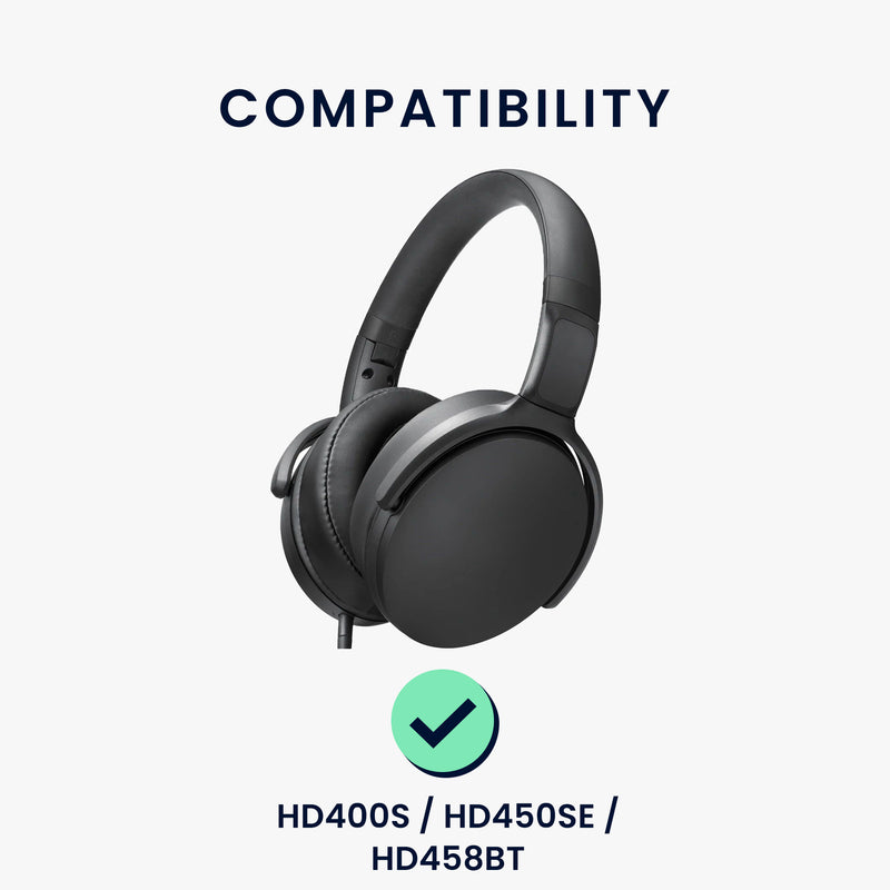kwmobile Ohr Polster für Sennheiser HD400S / HD450SE / HD458BT Ohrpolster - Ersatz Ohrpolster - Kopfhörer Ersatzteile