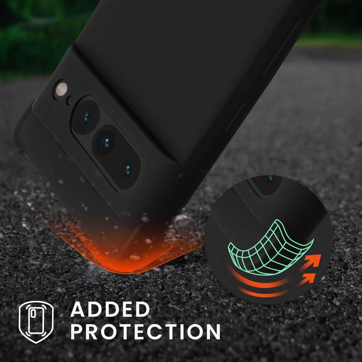 kwmobile Necklace Case kompatibel mit Google Pixel 7 Pro Hülle - Cover mit Kordel zum Umhängen - Silikon Schutzhülle