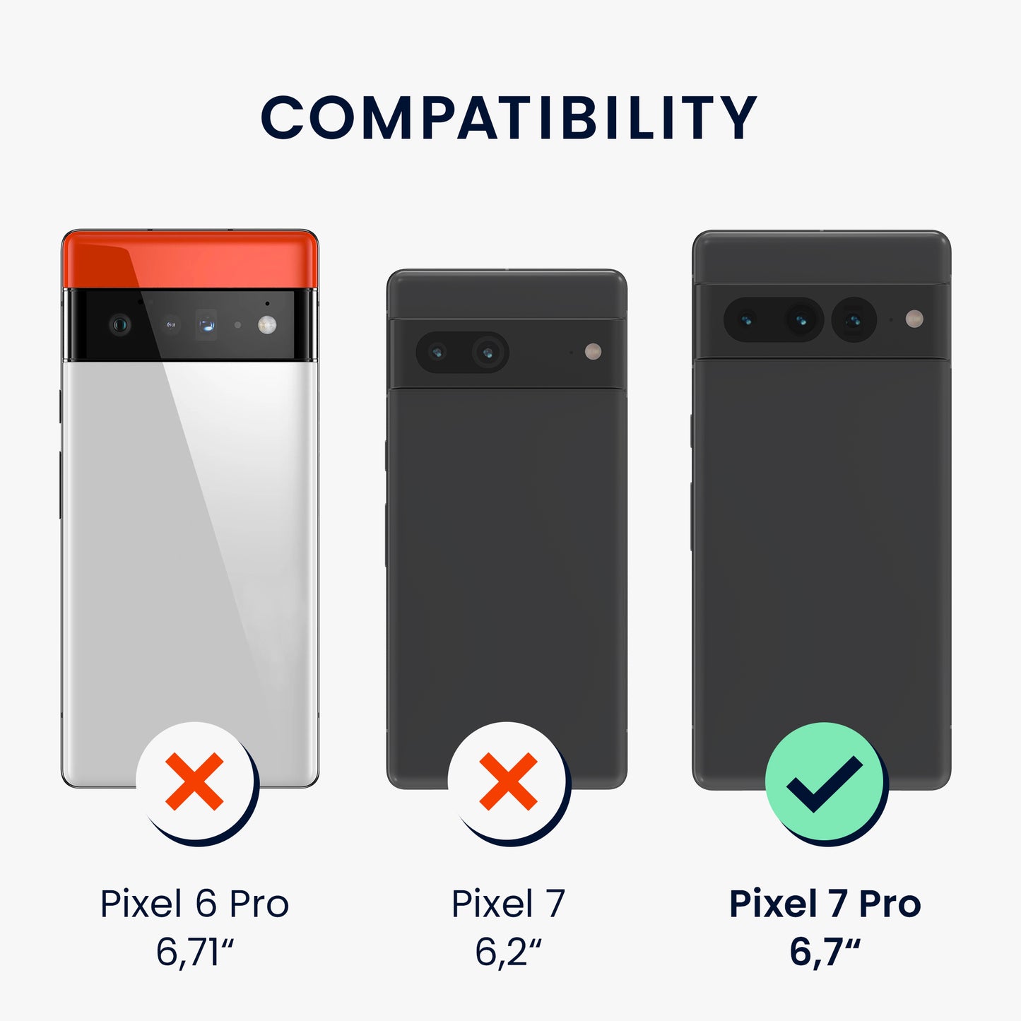 kwmobile Necklace Case kompatibel mit Google Pixel 7 Pro Hülle - Cover mit Kordel zum Umhängen - Silikon Schutzhülle