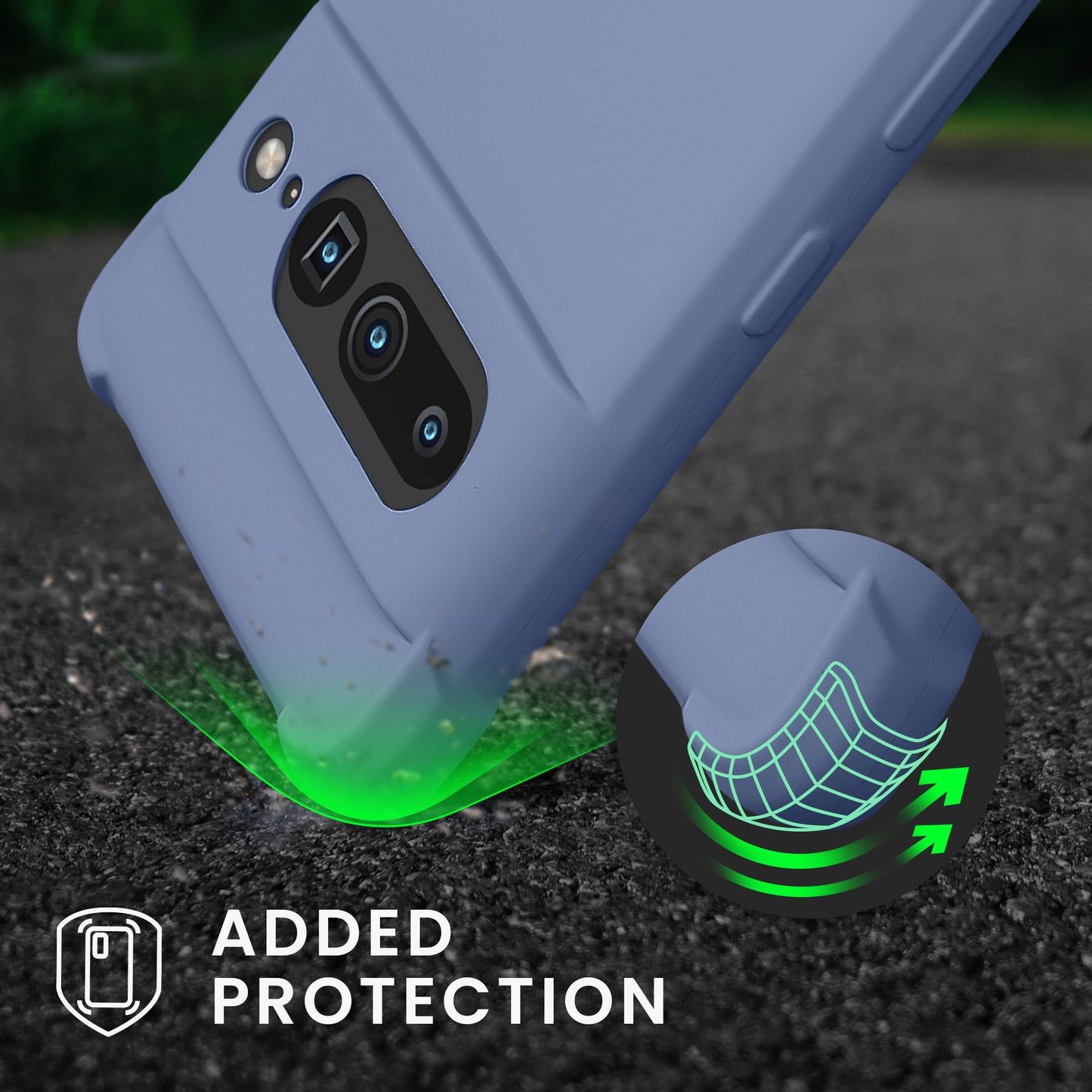 kwmobile Necklace Case kompatibel mit Google Pixel 7 Pro Hülle - Cover mit Kordel zum Umhängen - Silikon Schutzhülle