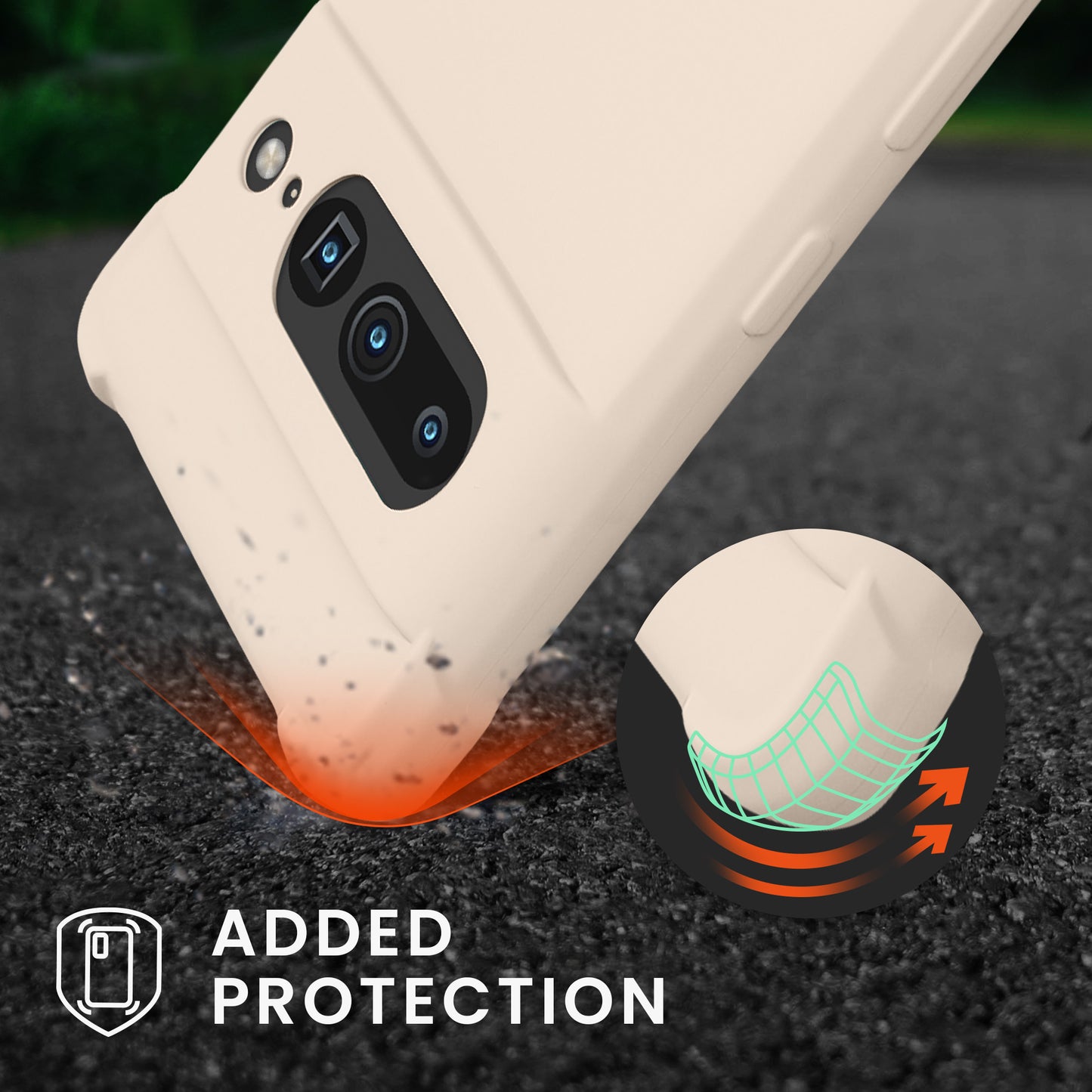 kwmobile Necklace Case kompatibel mit Google Pixel 7 Pro Hülle - Cover mit Kordel zum Umhängen - Silikon Schutzhülle