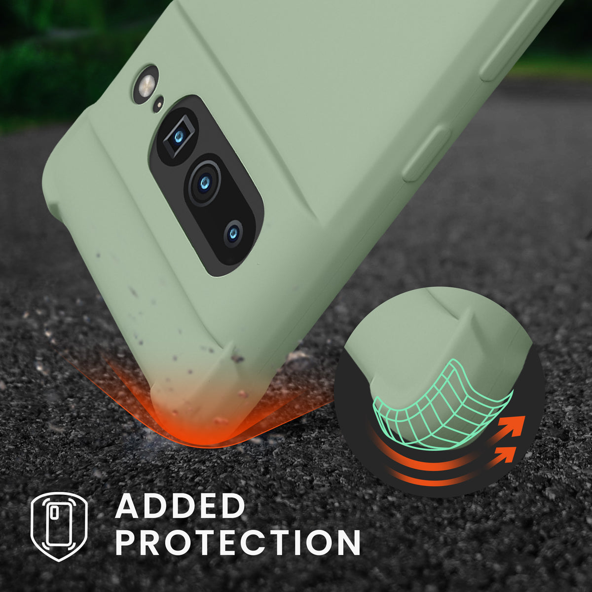kwmobile Necklace Case kompatibel mit Google Pixel 7 Pro Hülle - Cover mit Kordel zum Umhängen - Silikon Schutzhülle