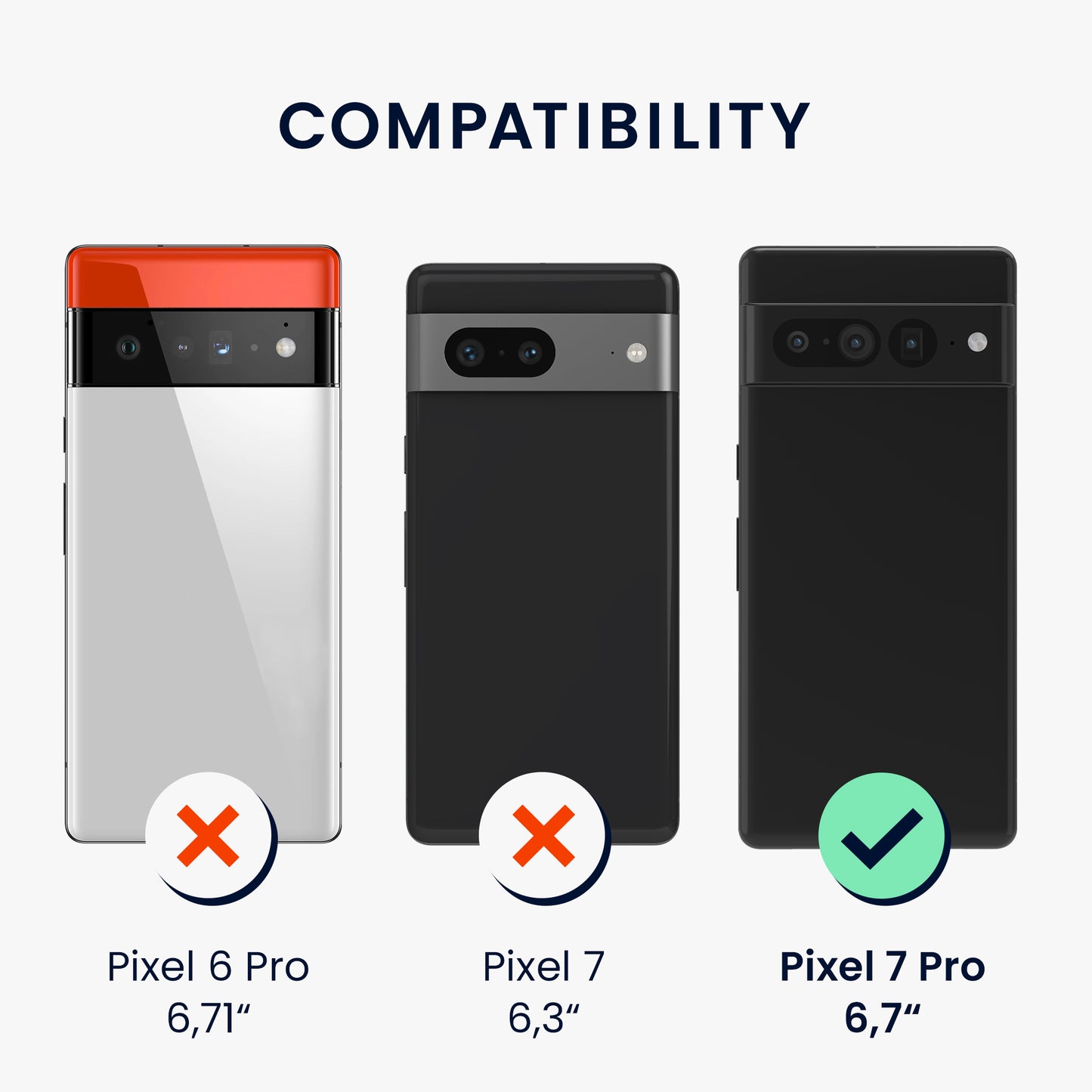 kwmobile Necklace Case kompatibel mit Google Pixel 7 Pro Hülle - Cover mit Kordel zum Umhängen - Silikon Schutzhülle