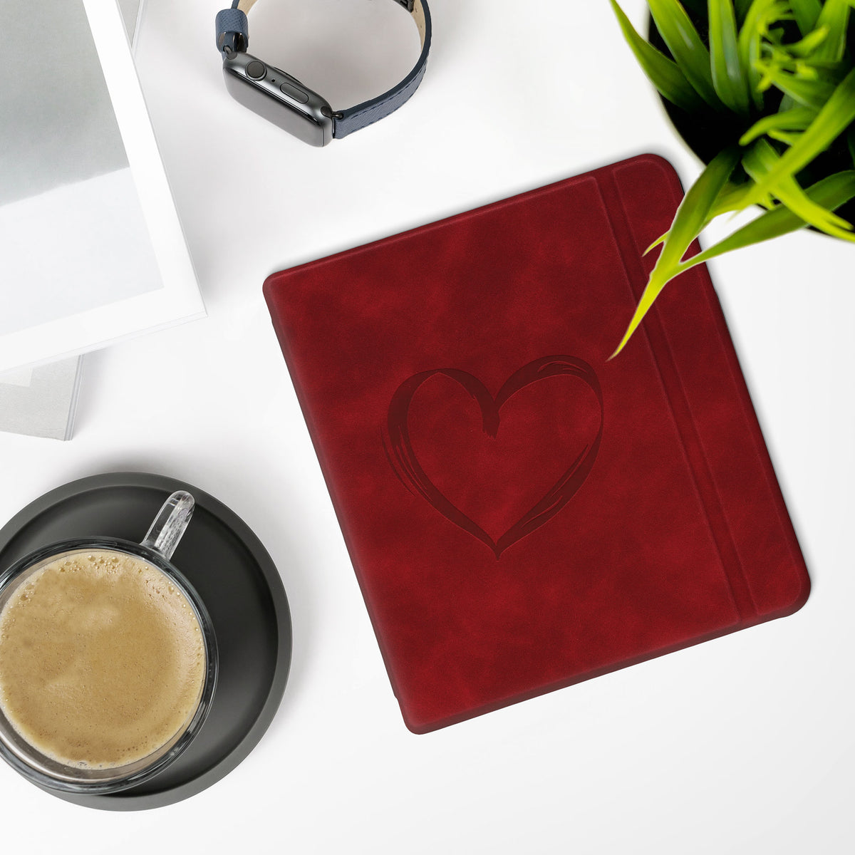 Tolino Epos 3 Kunstleder eReader Hülle mit Auto-Sleep Aufgehende Sonne