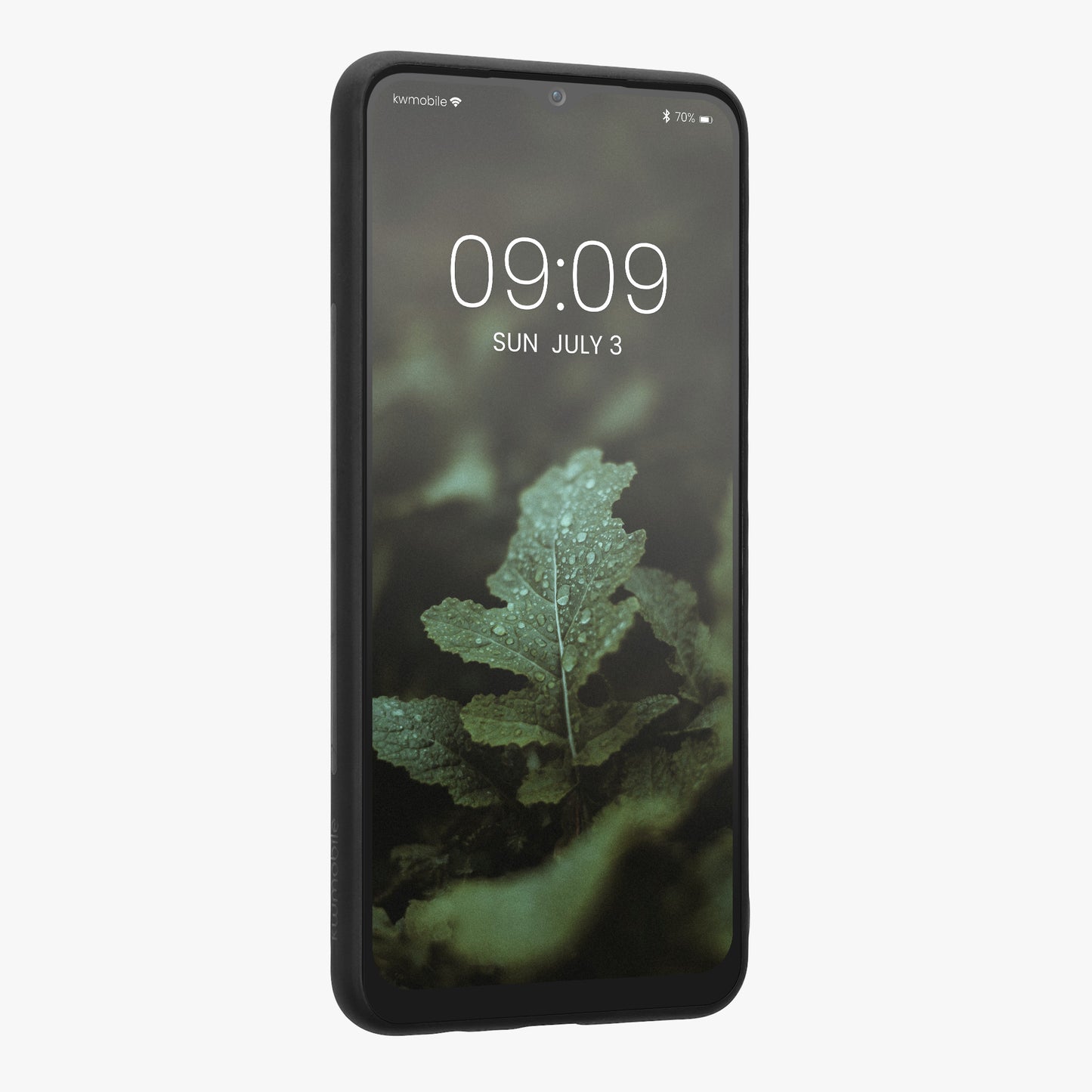 Holzhülle mit TPU Bumper für Samsung Galaxy A04s Walnussholz