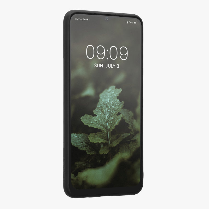 Holzhülle mit TPU Bumper für Samsung Galaxy A04s Walnussholz