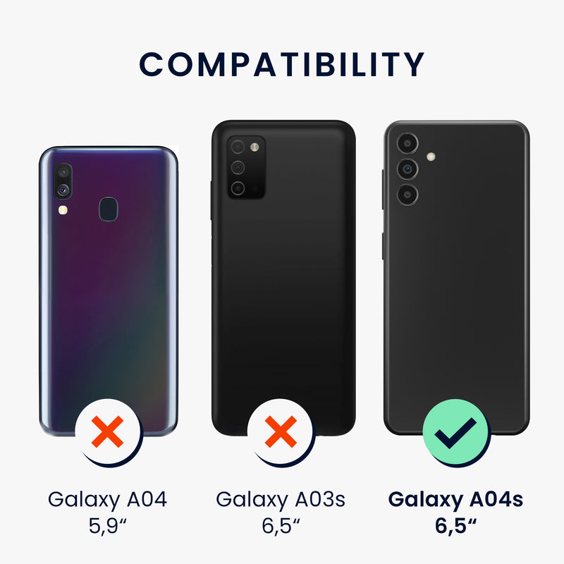 Holzhülle mit TPU Bumper für Samsung Galaxy A04s Walnussholz