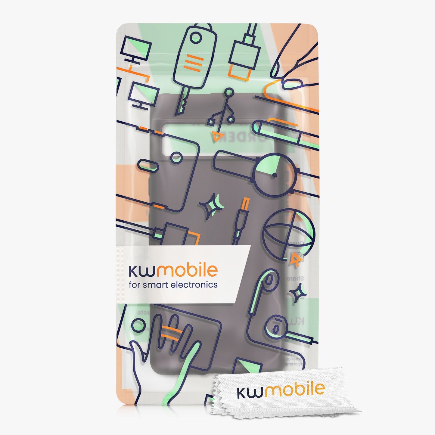 kwmobile Handyhülle für Google Pixel 7 Hülle - Silikon Case - Schutzhülle Cover