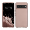 kwmobile Handyhülle für Google Pixel 7 Hülle - Silikon Case metallisch schimmernd - Schutzhülle Cover - Metallic Arctic Berry Metallic Arctic Berry  