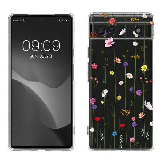 kwmobile Case kompatibel mit Google Pixel 6a - Hülle Silikon transparent