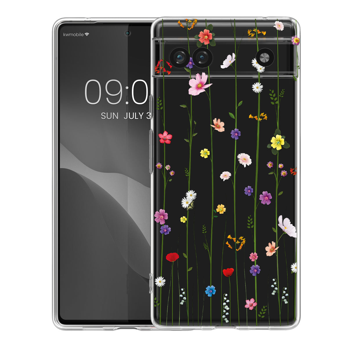 Google Pixel 6a transparente Silikon Handyhülle