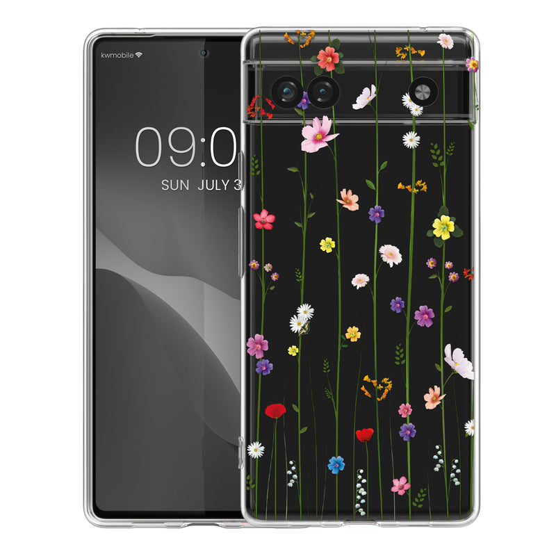 Google Pixel 6a transparente Silikon Handyhülle