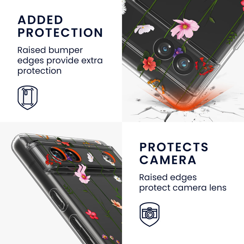 Google Pixel 6a transparente Silikon Handyhülle