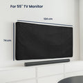 kwmobile 55’’ TV Abdeckung Indoor - Fernseher Hülle Bildschirmschutz Abdeckung - TV Bildschirm Staubschutzhülle