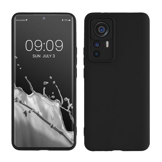 kwmobile Handyhülle für Xiaomi 12T Pro Hülle - weiches Handy Silikon Case - Schutzhülle Cover