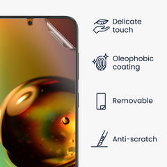 kwmobile Displayschutzfolie kompatibel mit Samsung Galaxy S23 Folie Set - Kristallklar - Displayschutz