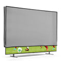 kwmobile 85" TV Abdeckung Indoor - Fernseher Hülle Bildschirmschutz Abdeckung - TV Bildschirm Staubschutzhülle - Fernsehabdeckung - Hellgrau Hellgrau  
