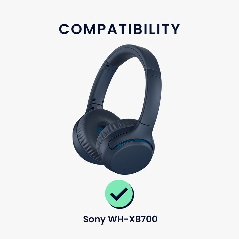 kwmobile Ohr Polster für Sony WH-XB700 Ohrpolster Ersatz Ohrpolster Kopfhörer Ersatzteile Kopfhörer Ersatzpolster