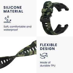 kwmobile Armband kompatibel mit Huami Amazfit T-Rex / T-Rex Pro Armband - Fitnesstracker Sportarmband Band aus Silikon