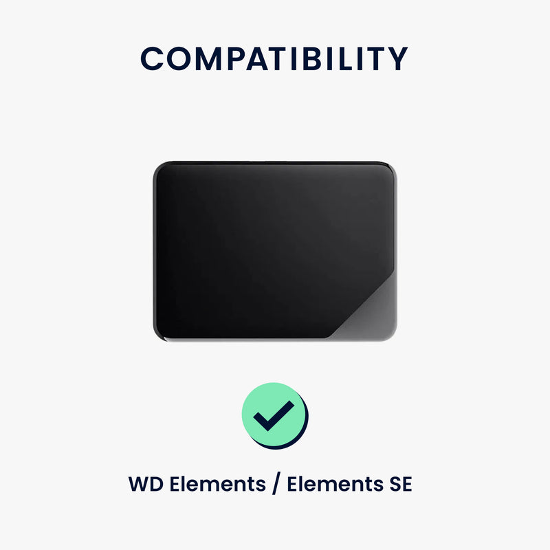 Hülle kompatibel mit WD Elements / Elements SE Festplatte