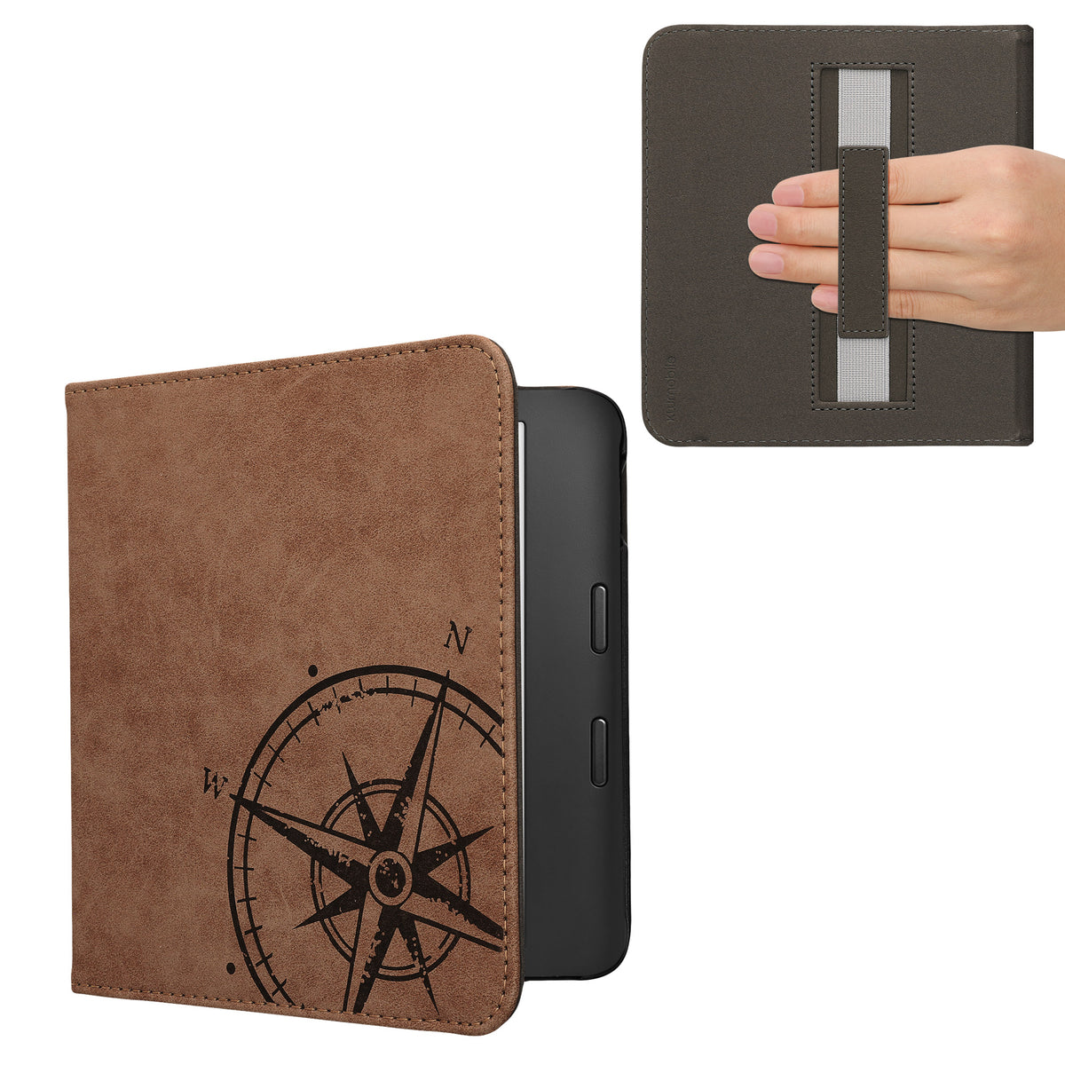 Kobo Libra 2 mit Handschlaufe Klapphülle