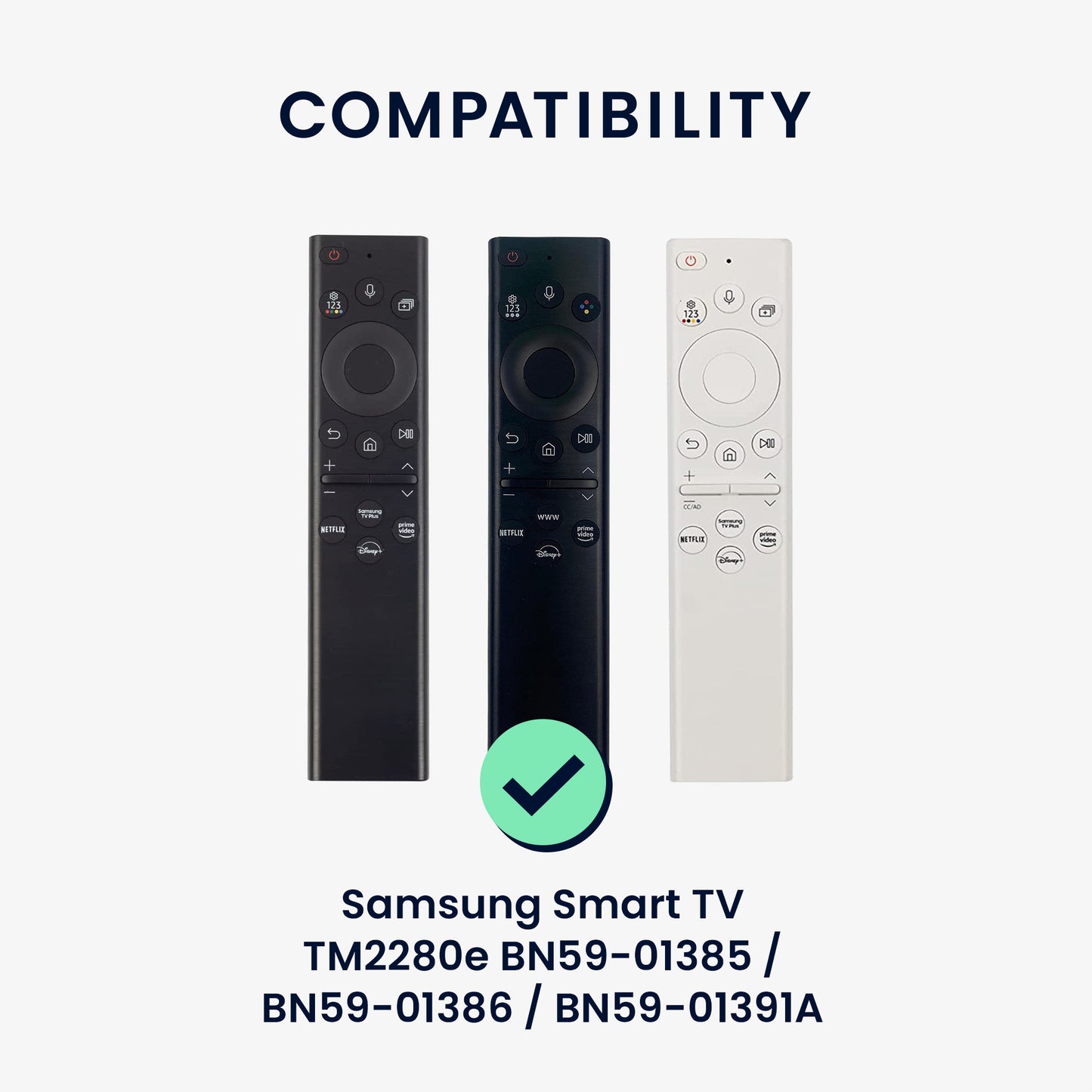 Fernbedienung Hülle für Samsung Smart TV TM2280e BN59-01385 / BN59-01386 / BN59-01391A