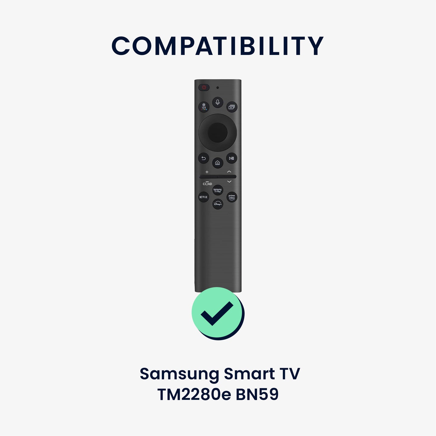 Fernbedienung Hülle für Samsung Smart TV TM2280e BN59-01385 / BN59-01386 / BN59-01391A