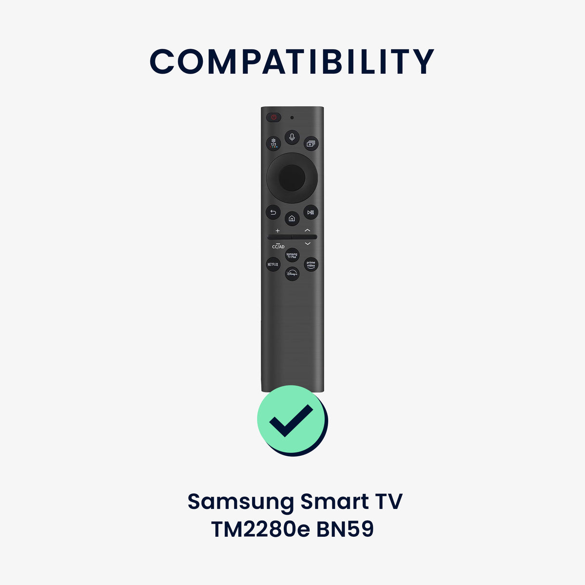 Fernbedienung Hülle für Samsung Smart TV TM2280e BN59-01385 / BN59-01386 / BN59-01391A