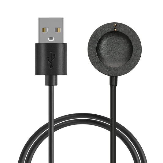 kwmobile Smartwatch Ladekabel für Michael Kors GEN 6 / GEN 5e / GEN 5 / GEN 4 Watch / Skagen Falster 2 USB Ladekabel für Smartwatch - Smart Watch Aufladekabel - Fitnesstracker Ersatzkabel - Schwarz Schwarz  