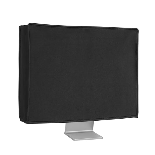 kwmobile Neopren Hülle kompatibel mit 24-26" Monitor - Schutzhülle Staubschutz Abdeckhaube für PC Bildschirm - Computer Screen Cover Staubhaube Haube in Schwarz Schwarz  
