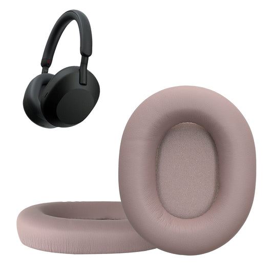 kwmobile 2x Ohr Polster für Sony WH-1000XM5 Ohrpolster - Ersatz Ohrpolster - Kopfhörer Ersatzteile - Kopfhörer Ersatzpolster für Over Ear Headphones Altrosa  