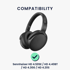 kwmobile Ohr Polster für Sennheiser HD 4.50SE / HD 4.40BT / HD 4.30G / HD 4.20S Ohrpolster - Ersatz Ohrpolster