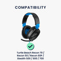 kwmobile Ohr Polster für Turtle Beach Recon 70 / Recon 50 / Recon 60P / Stealth 500 / 600 / 700 Ohrpolster Ersatz