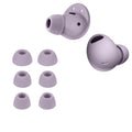kwmobile 6x Silikonaufsätze für Samsung Galaxy Buds 2 Pro - Ersatz Ohrstöpsel in 3 Größen - Ear Tips für In-Ear Kopfhörer - Zubehör Ersatzpolster in Lavendel Lavendel  