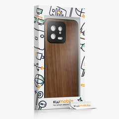 Xiaomi 13 5G Walnussholz Holzhülle mit TPU Bumper