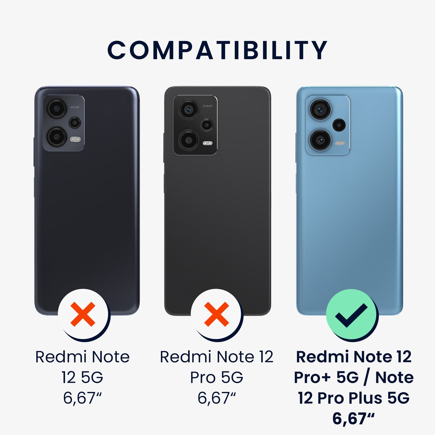 Hülle kompatibel mit Xiaomi Redmi Note 12 Pro+ 5G / Note 12 Pro Plus 5G