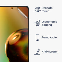 kwmobile 3x Displayschutzfolie kompatibel mit Xiaomi Redmi Note 12 Pro+ 5G / Note 12 Pro 5G Folie - klare Schutzfolien