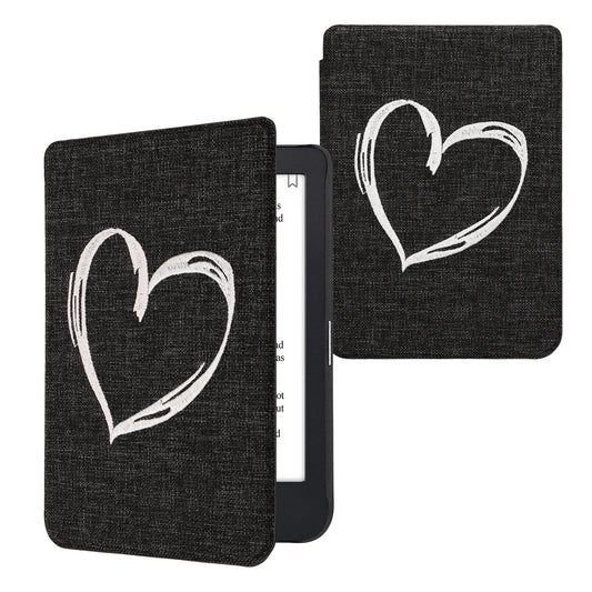 Kobo Clara 2E / Tolino Shine 4 Hülle Herz Weiß