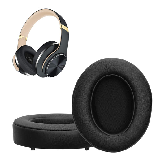 kwmobile 2x Ohr Polster für DOQAUS Ohrpolster - Ersatz Ohrpolster - Kopfhörer Ersatzteile - Kopfhörer Ersatzpolster für Over Ear Headphones Schwarz  